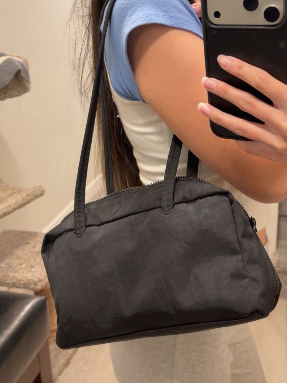 Baggu Nylon Bowler Bag